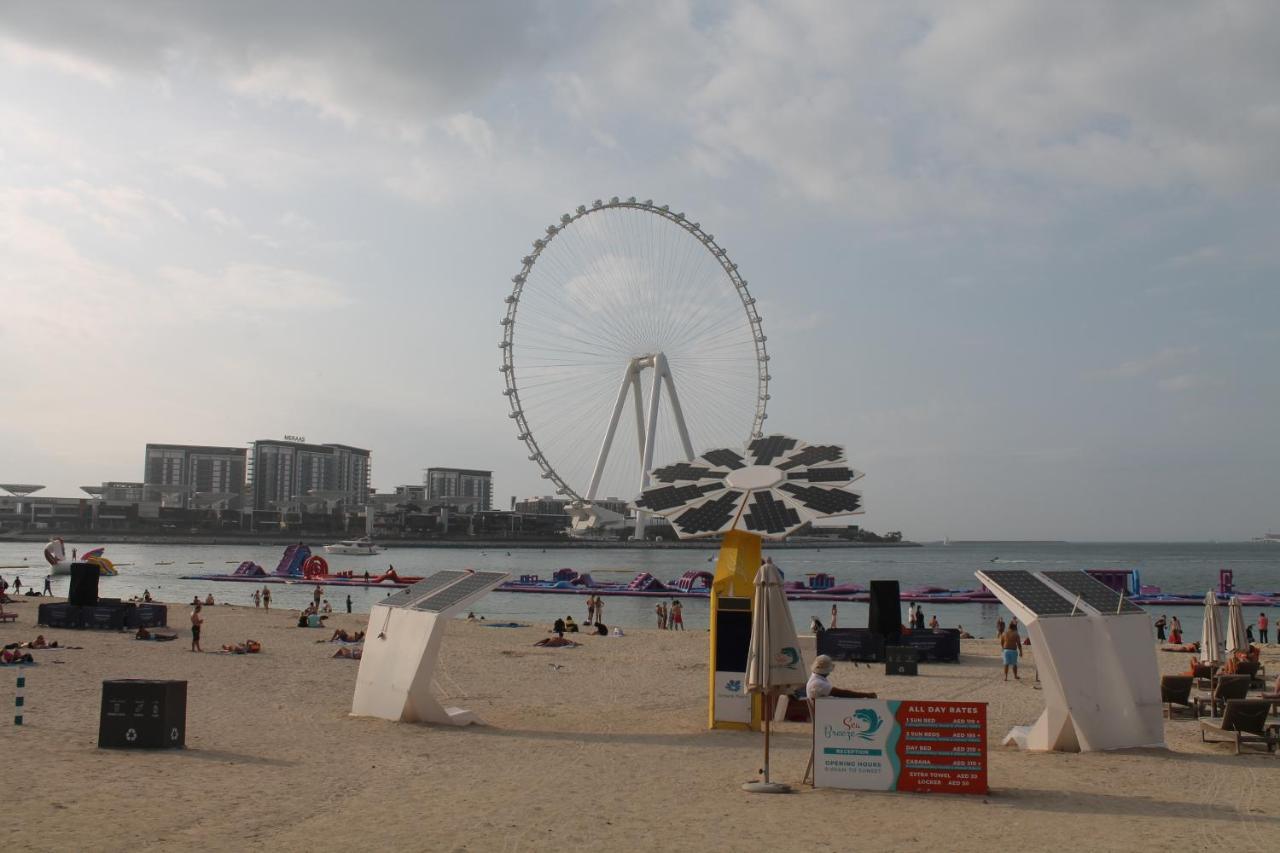 Newly Furnished One Bedroom Apartment Next To Metro & Beach In Marina Residence ดูไบ ภายนอก รูปภาพ